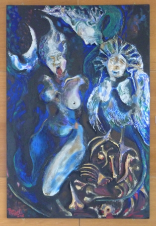 <span class="semi"><a href="/artwork/view/67">The Mermaids ( 3D Acrylic on Board 2002 )</a></span>